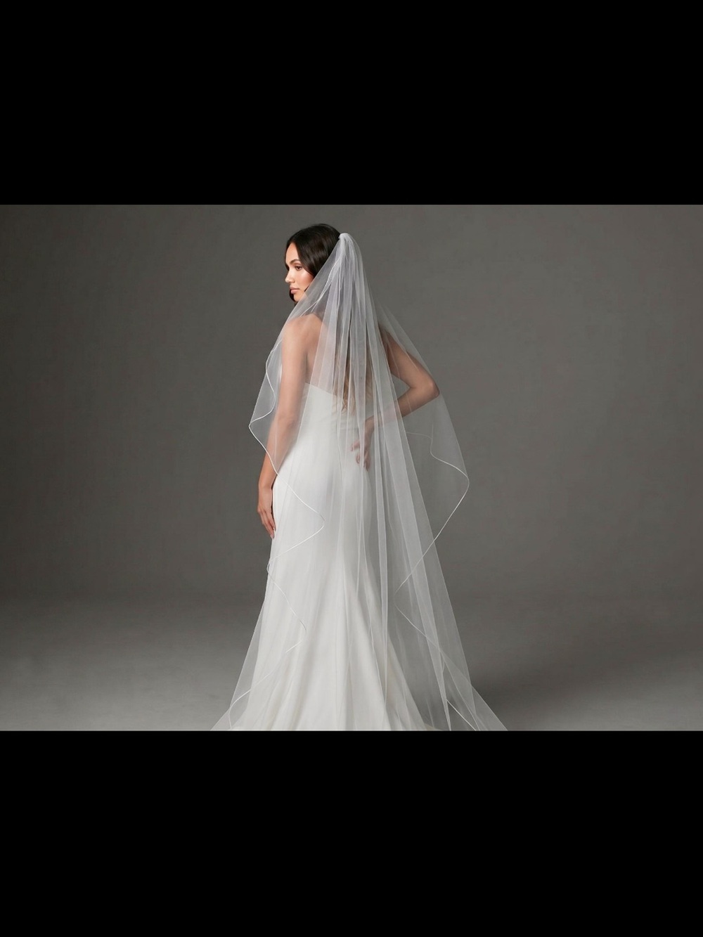 Cascade Angel Cut Cathedral Wedding Veil